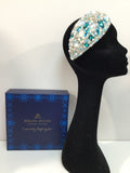 Teardrop in Teal Silver and Pearl