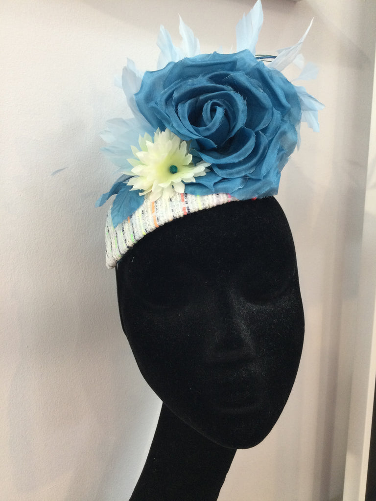 Georgia blue headpiece