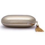 Gold Medusa Snake Textured Bag