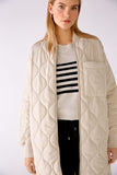 Cream Quilted Jacket