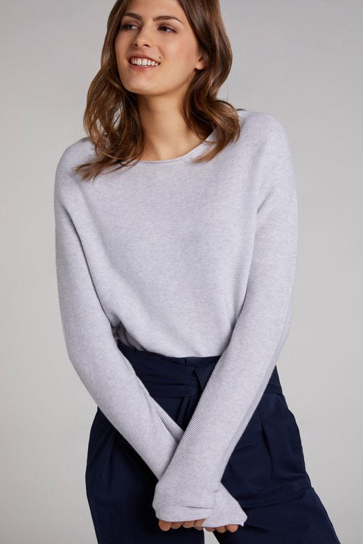Grey Cotton Sweater