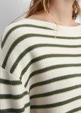 Knitted Sweater with Stripes