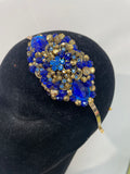 Iris in Royal Blue and Gold