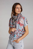 Leopard and Mint Scarf