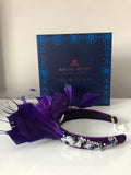 Blair Headpiece in Purple