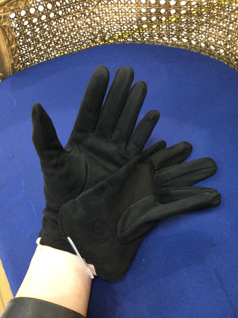 Black Gloves with Bow