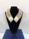 Large Collar - Pearl and Gold