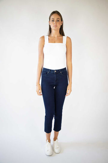 Juliet 3/4 Dark Wash Denims