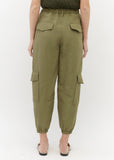 Olive Green Cargo Trousers