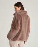 Brown Fur Effect Coat