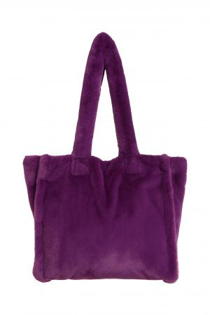 Purple Fur Bag