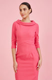 Kennedy Dress in Hot Pink