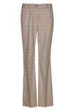 Checkered Trousers with Pleat at the Front