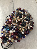 Teardrop in Navy, Burgundy, Pearl, Gold Silver and Rose Gold