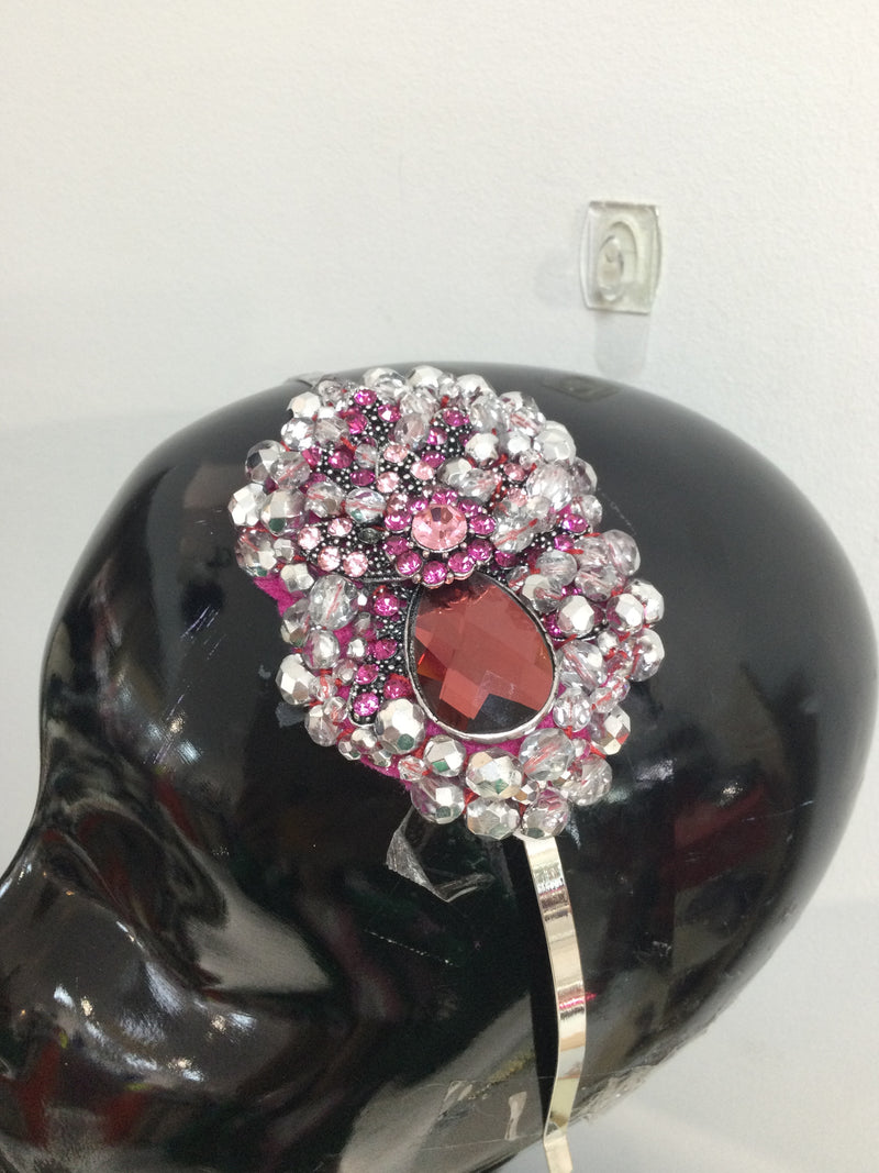 Small pink and silver plumeria