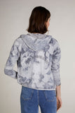 Grey Short Cardigan with Hood
