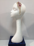 Iris in Fuschia, Pearl and Gold