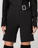 Tailored Shorts with Belt
