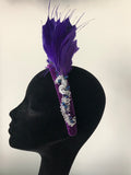Blair Headpiece in Purple
