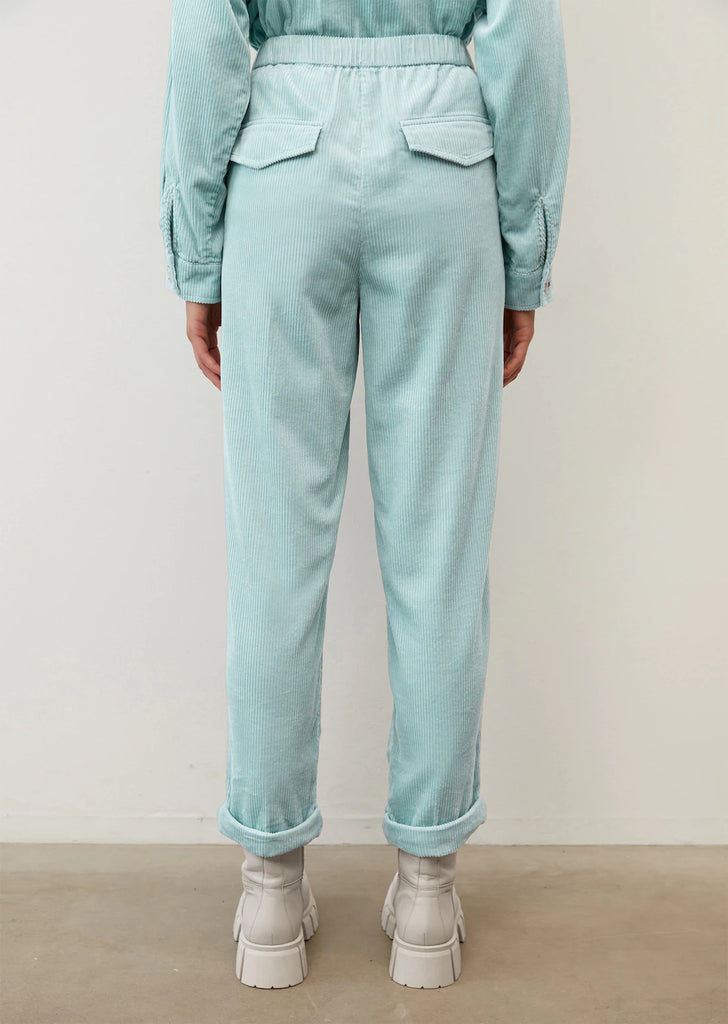 Organic Cotton Frozen Blue Corduroy Trousers