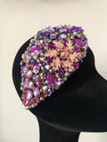 Teardrop in Purple Gold Silver with a hint of gold and rose gold.