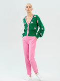 Candy Pink Trousers with Drawstring Waist