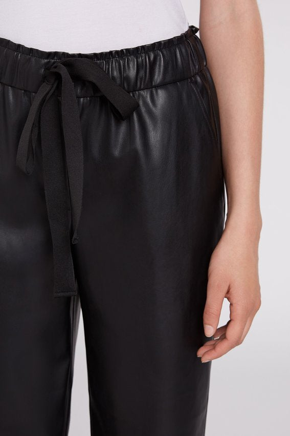 Vegan Leather Look Trousers
