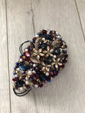 Teardrop in Navy, Burgundy, Pearl, Gold Silver and Rose Gold
