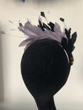 Blair Headpiece in Black and Pewter