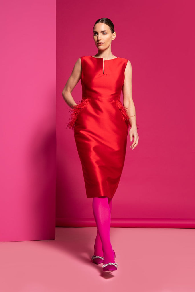 Evelyn Rouge Dress