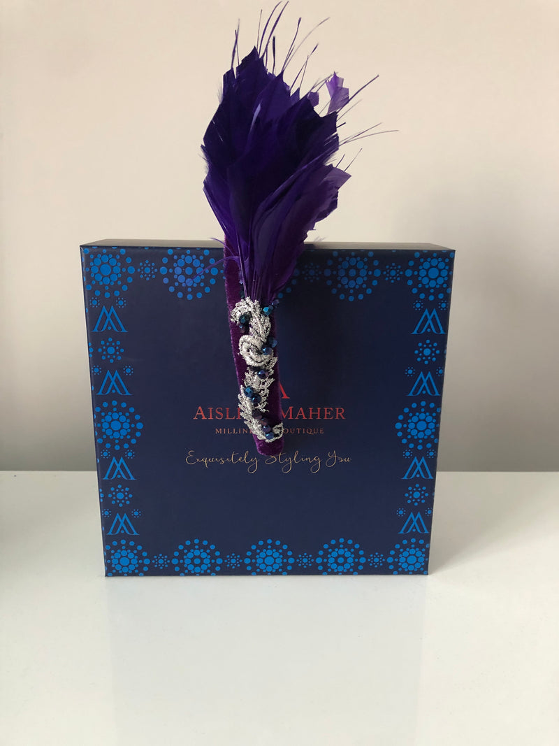 Blair Headpiece in Purple