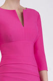 Daphne 3/4 Sleeve Dress Pink