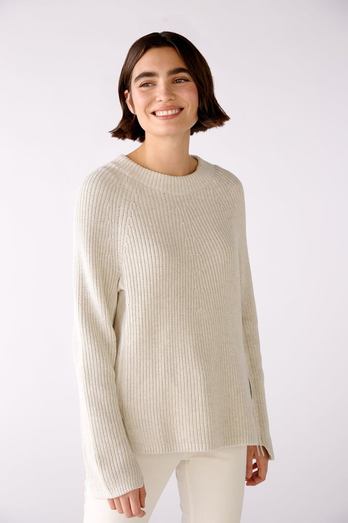 Light Stone Knit with Zip