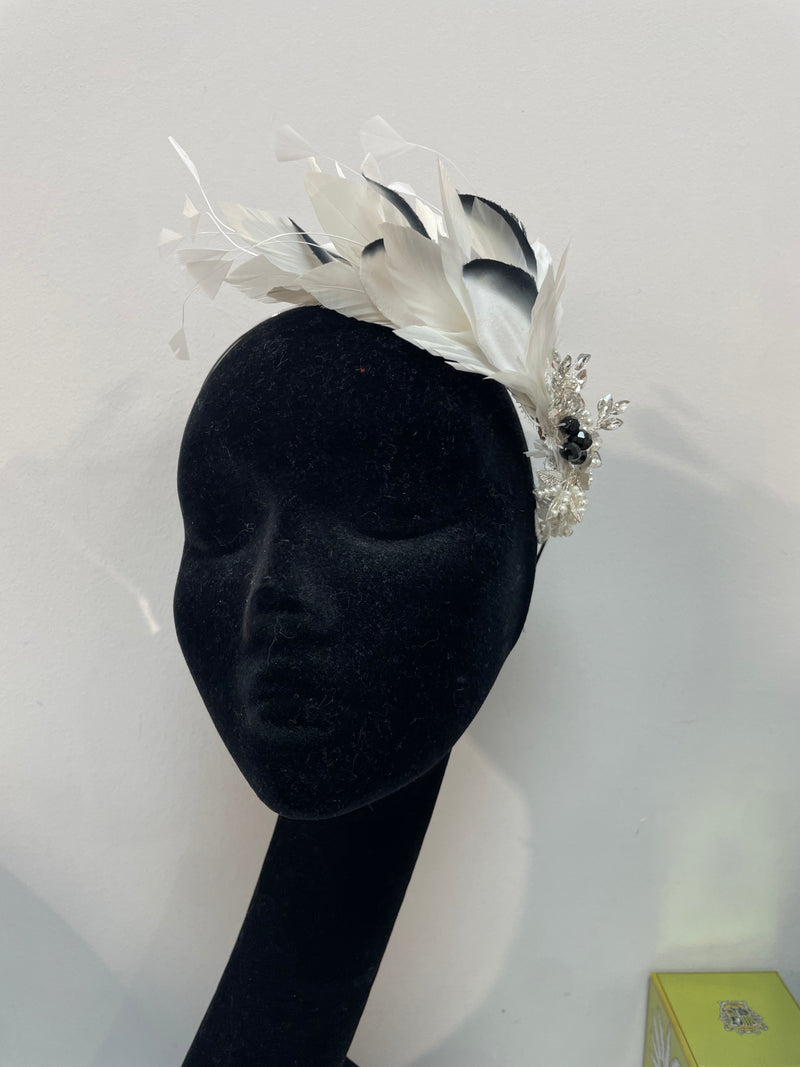 Angelica in Ivory with Acents of Black