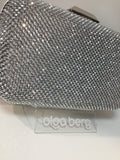 Klara Clutch Bag in Silver