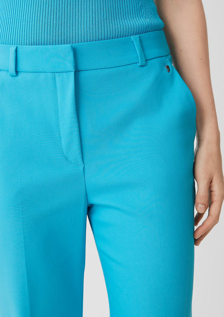 Flared Suit Trouser in Turquoise