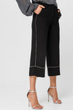 Cropped Cullottes with Diamonte Strips