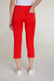 Red Cropped Trousers