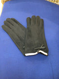 Black Gloves with Bow