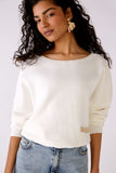 Cream & Beige Pocket Sweater