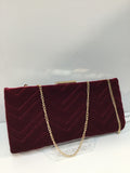 Olga Berg Ob4746 Heidi Velvet Clutch