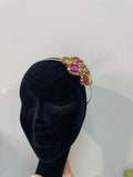 Iris in Fuschia and Gold