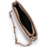 Riley Beige Croc Bag