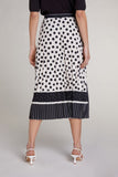 Pleated Polka Dot Skirt