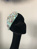 Teardrop in Mint Turquoise Gold Silver and Pearl