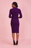 Estelle Dress in Purple