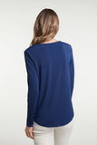 Wrap Effect Long Sleeved Top