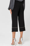 Cropped Cullottes with Diamonte Strips