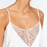 Camisole With Lace Detail White