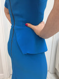 Jayne Dress in Malibu Blue